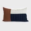 Cēra Quilted Cushion Cover - Indigo