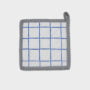 Big Grid Pot Mat - Blue