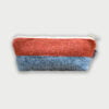 Harris Tweed Pouch - Orange / Grey